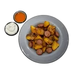 سیب زمینی با سوسیس